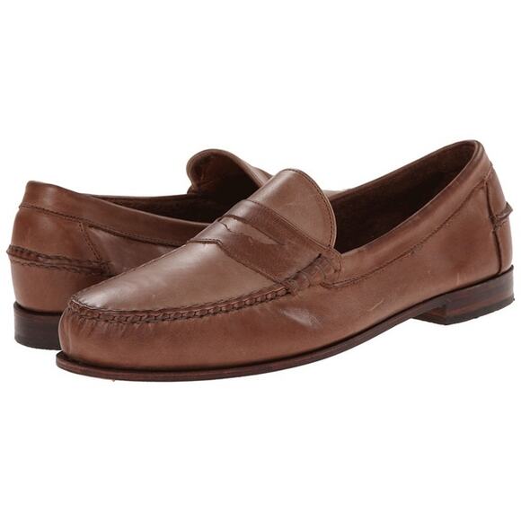 Men's Allen Edmonds Desoto Leather Penny Loafers Size 10B  45601 - Picture 1 of 10